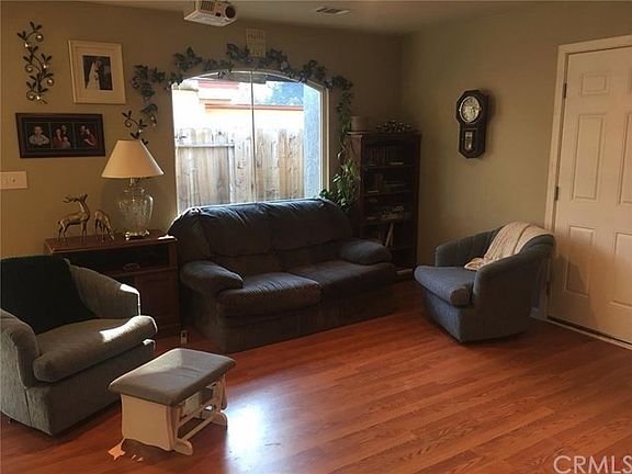 Living room area with large picture window