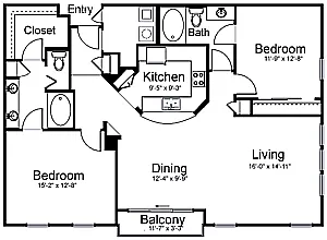 Floor plan B1