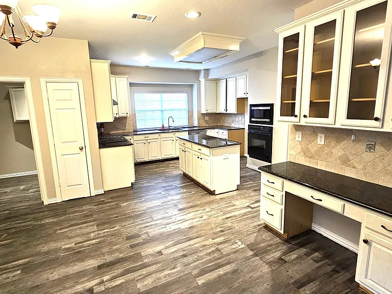 Kitchen with built in working space
