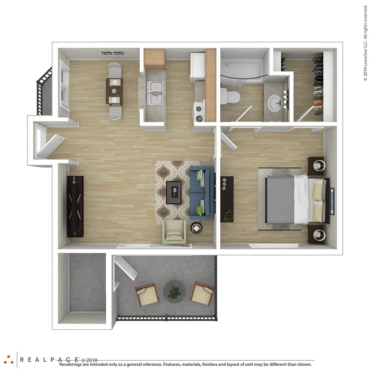 Floor plan 1x1VT