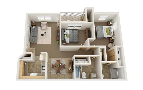 Floor plan 2X2