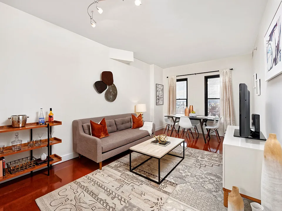 Living and dining room area (virtually staged)