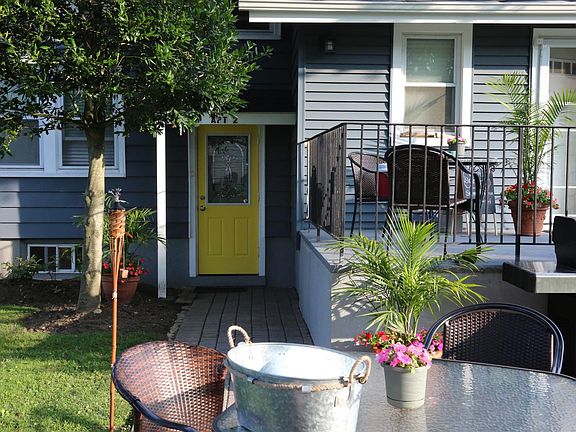 Entrance to Unit 2 (Yellow door)