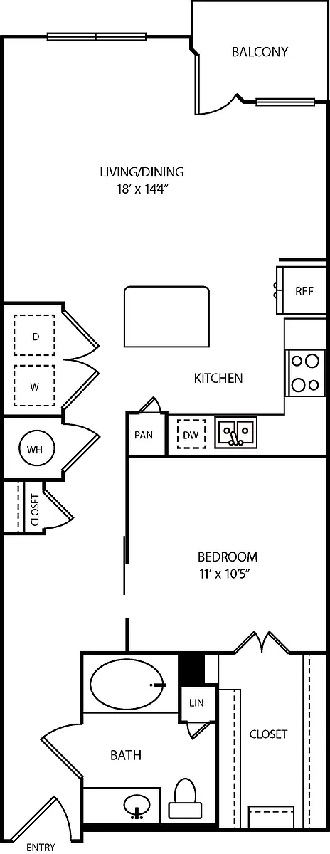Floor plan A1J