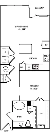 Floor plan A1J