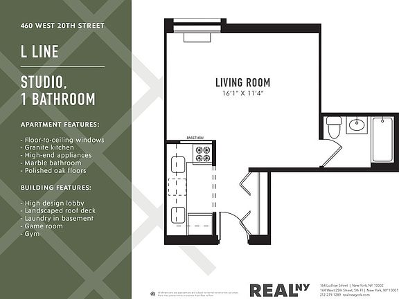 2nd image of 460 W 20th St #4LB