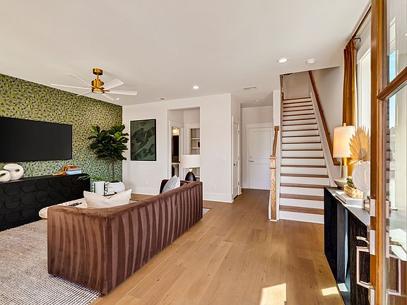 The Rowhomes model - terrace living area