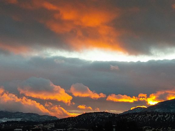 Sunset from the deck