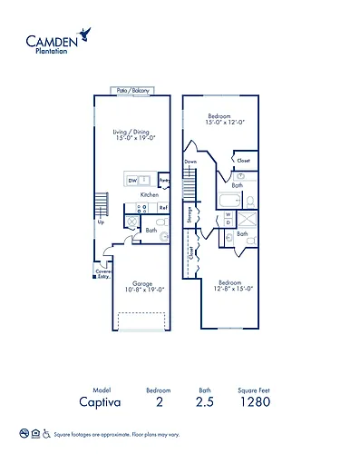 Floor plan Captiva
