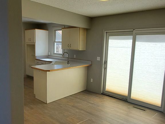 Dining area with access to back patio