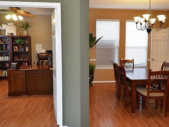 View of study and dining from the entry