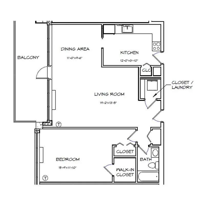 Floor plan A13