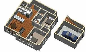 Floor plan Tamarack