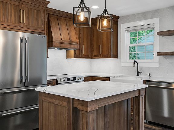 High quality maple cabinets and beautiful high end countertops