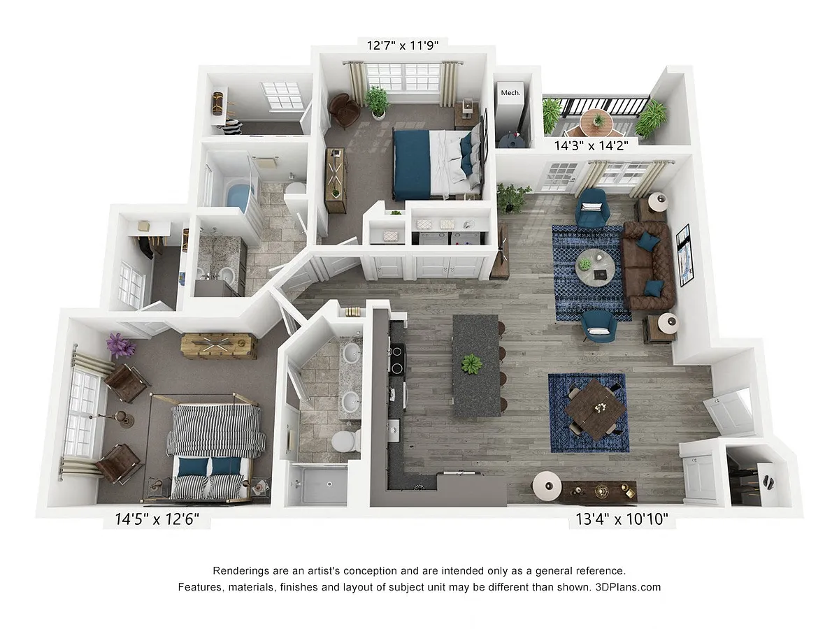 Floor plan Champagne