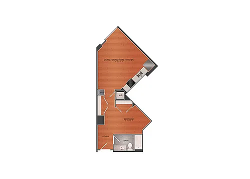 Floor plan Studio