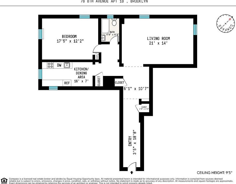 1st image of 78 8th Ave APT 1B