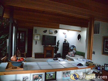 TV room over the kitchen bar