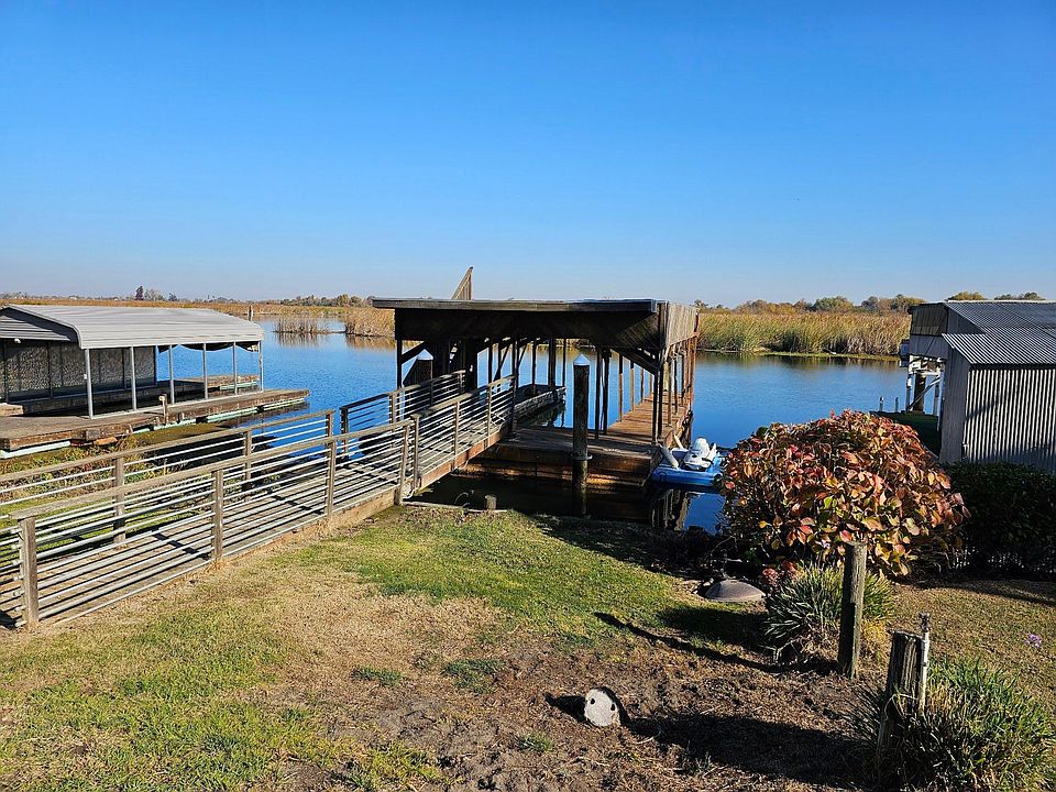 large dock with rooftop deck