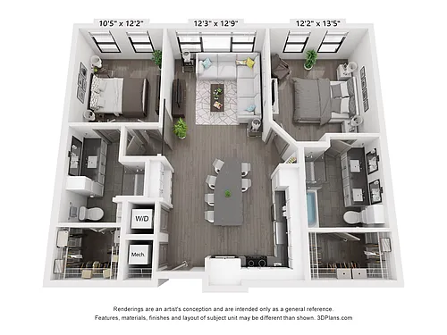 Floor plan B1