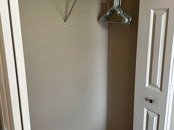 Spacious walk in closet