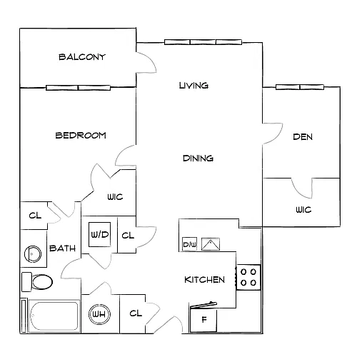 Floor plan Design 1F