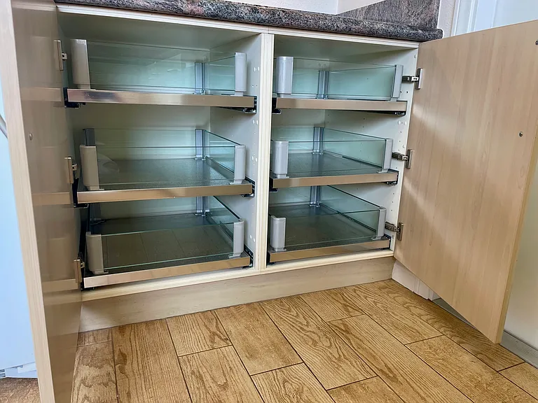 Custom cabinetry inserts