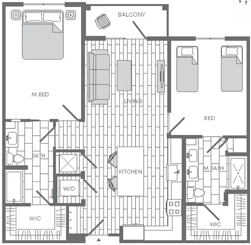Floor plan The Dogwood