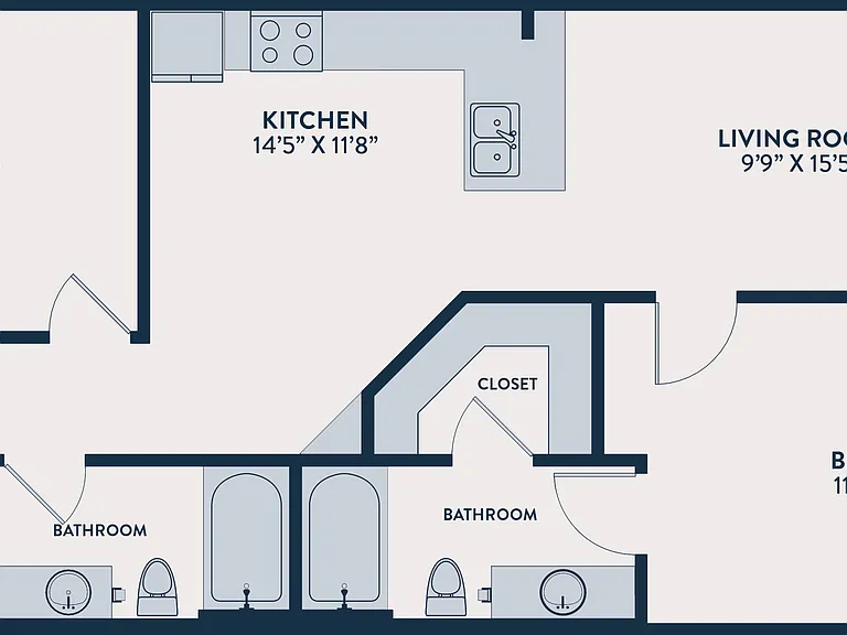 B5-Two Bedroom Two Bath B5-Two Bedroom Two Bath