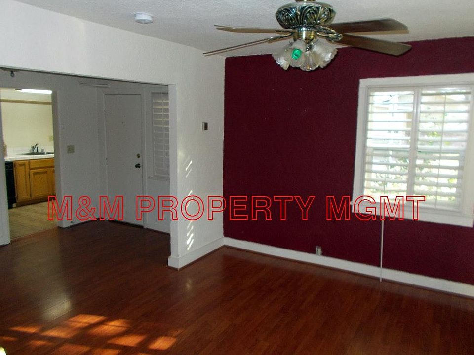Living Room with Laminate, Ceiling Fan