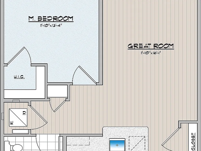 Cambria Phase 1, 1 Bedroom 1 Bath Cambria Phase 1, 1 Bedroom 1 Bath