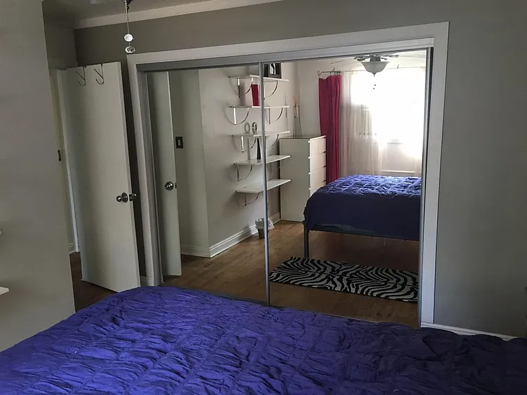 Spacious bedroom closet