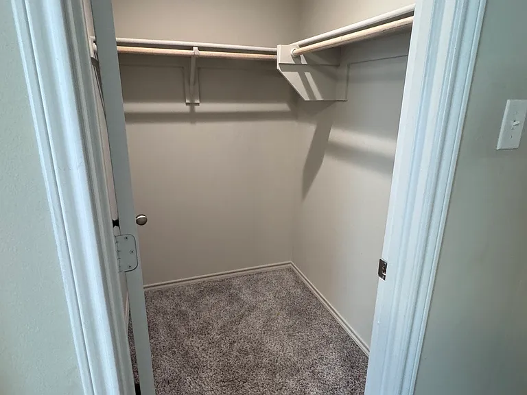Spacious closets in each bedroom