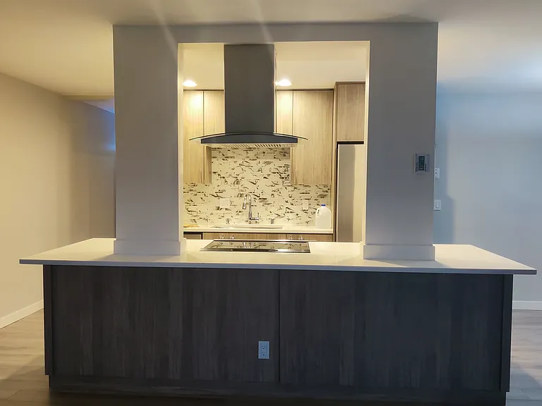 kitchen with stainless steel appliance and wood cabinets