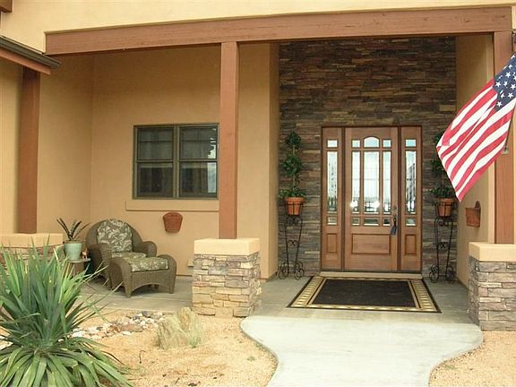 front entry - 8' high entry door