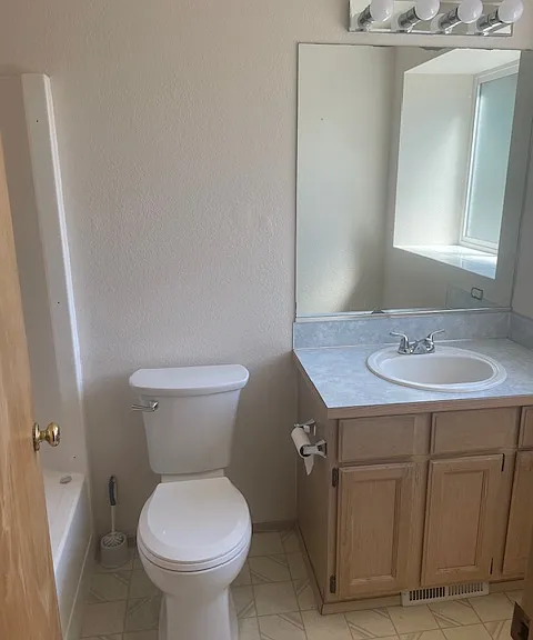 Bathroom off primary bedroom.