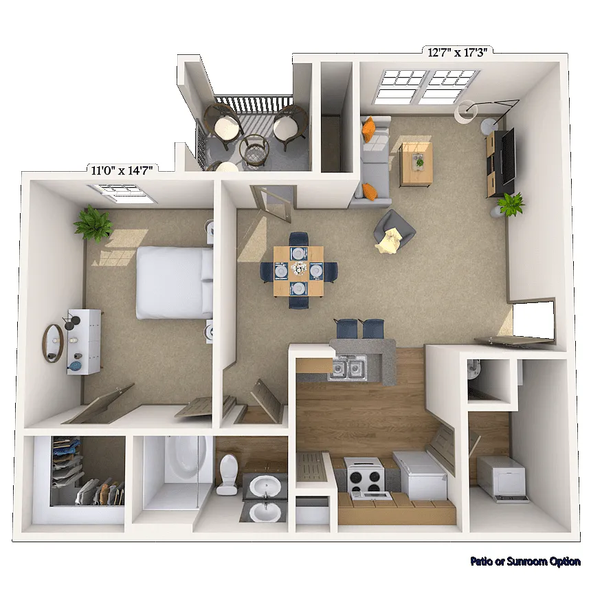 Floor plan Adirondack