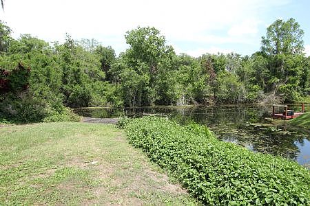 View along the back canal.