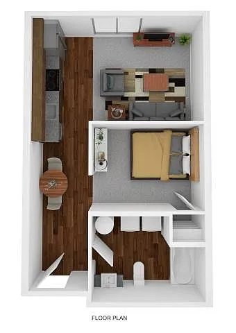 Floor plan Apartment Style- Studio