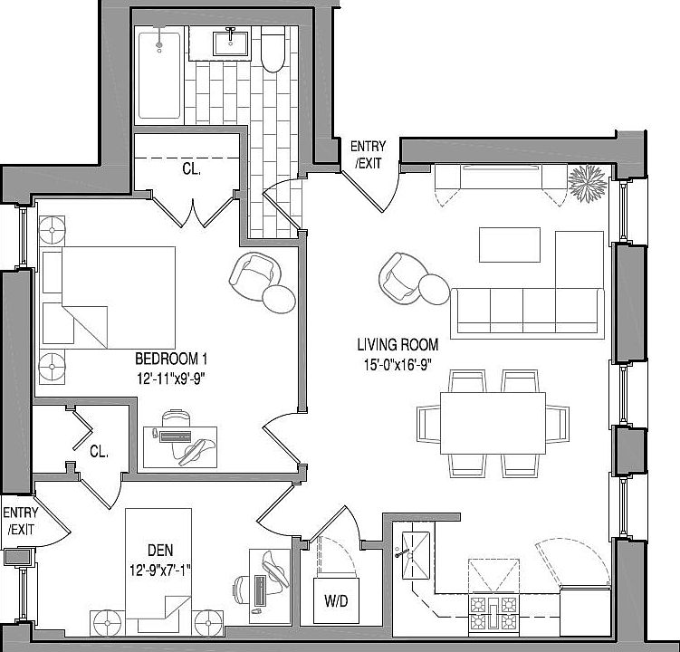 2nd image of 849 W Barry Ave APT 3A