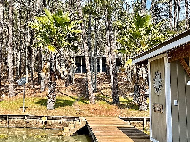 House view from boat house.