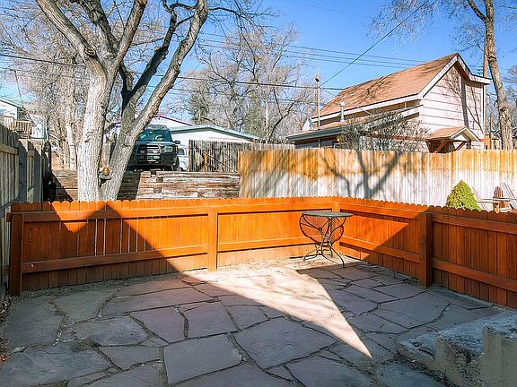 Patio looking into back yard