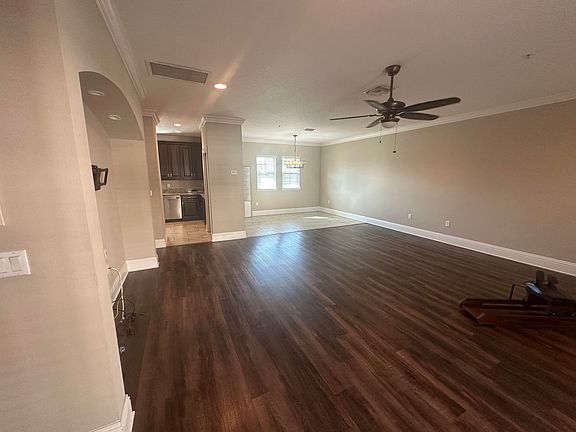 Living room looking at dining room