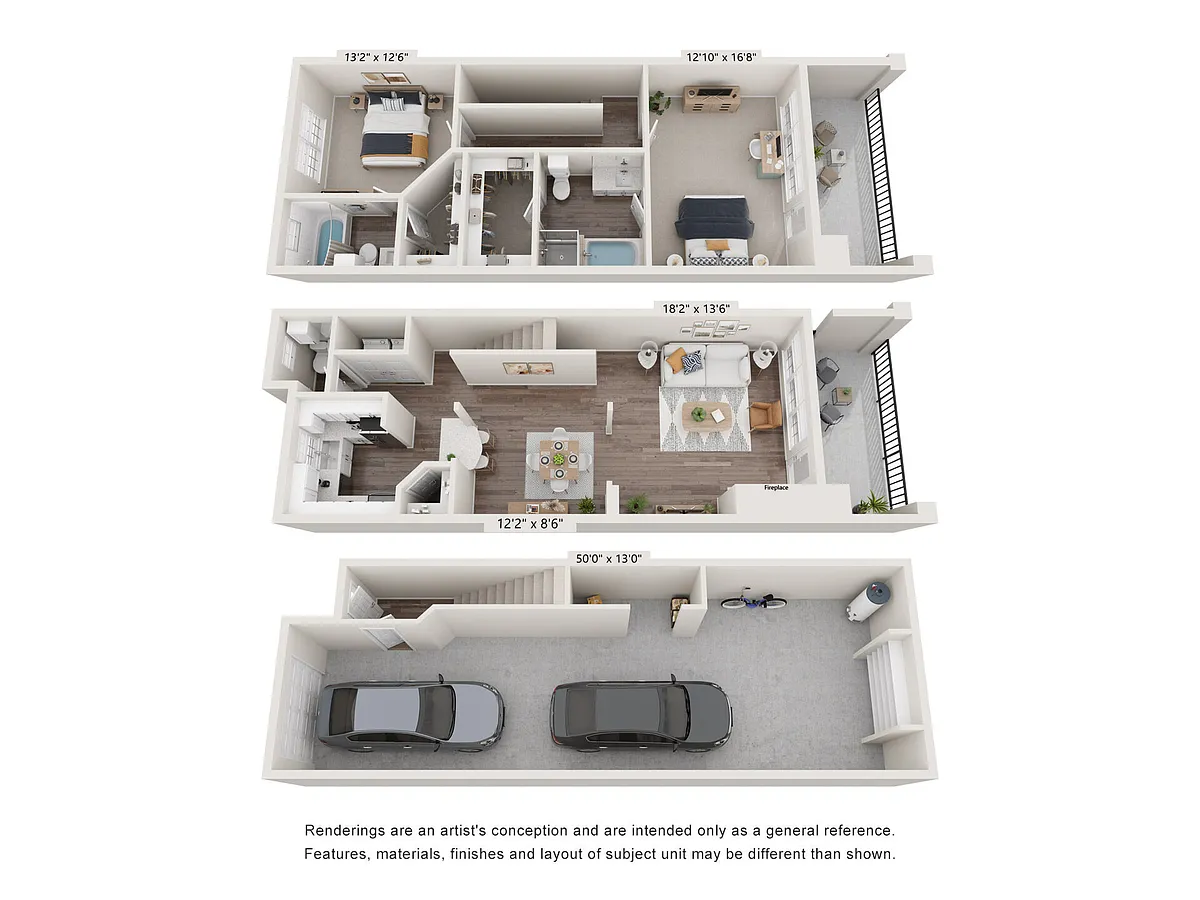 Floor plan B3C