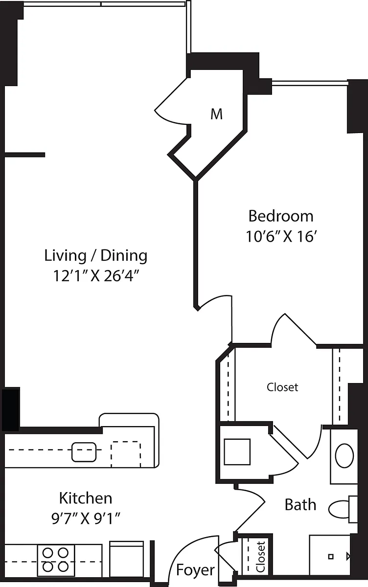 Floor plan Rosslyn