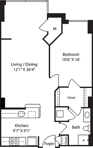 Floor plan Rosslyn