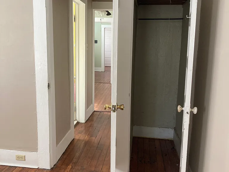 Front two rooms, closet and hallway