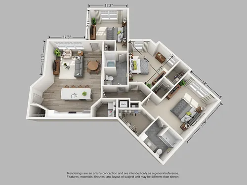 Floor plan River
