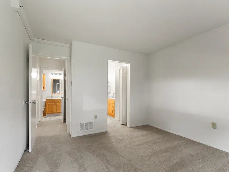 Spacious Primary Bedroom in the 2-Bedroom 1.5-Bath Floor Plan