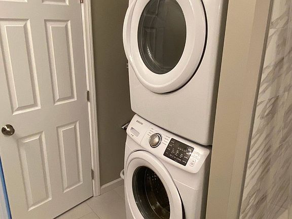 Full size washer and dryer